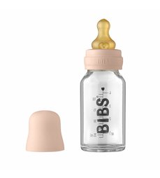 BIBS baby bottle sklenená fľaša 110ml blush