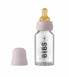 BIBS baby bottle sklenená fľaša 110ml dusky lilac