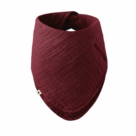 BIBS Bandana mušelínový slintáčik z BIO bavlny_Elderberry.jpg