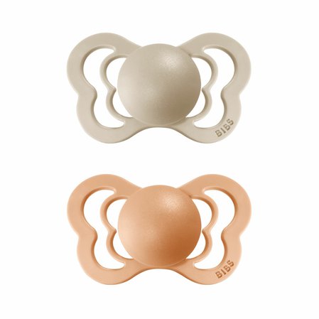 BIBS Couture cumliky z prirodneho kaucuku_zo silikonu 2ks_Vanilla_Peach.jpg