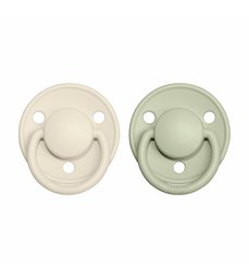 BIBS De Lux cumliky z prirodneho kaucuku_zo silikonu 2ks_Ivory_Sage.jpg