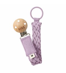 BIBS paci braid klip na cumlík violet sky/mauve