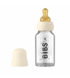 BIBS baby bottle sklenená fľaša 110ml ivory