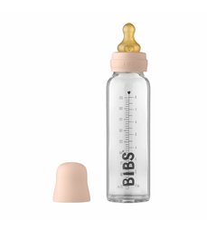 BIBS baby bottle sklenená fľaša 225ml blush