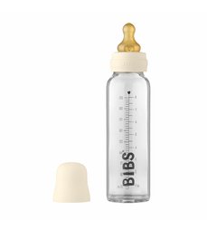 BIBS baby bottle sklenená fľaša 225ml ivory